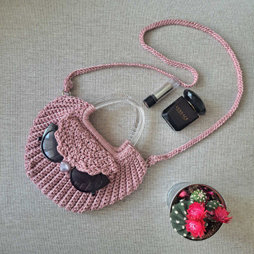 Háčkovaná kabelka , romantický styl — foto 3