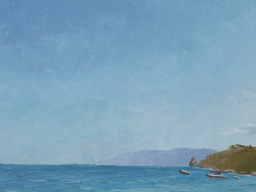 Obraz "Pláž v Itálii" - 30x40 cm — foto 2