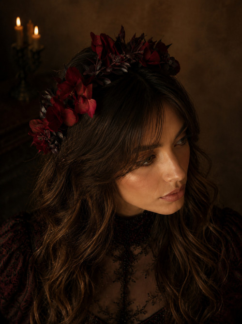 Čelenka "Půlnoční hortenzie" — foto 2
