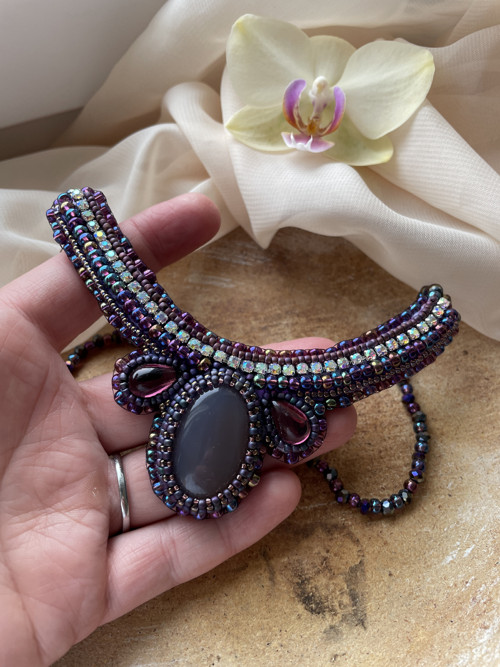 Náhrdelník Midnight Violet — foto 4