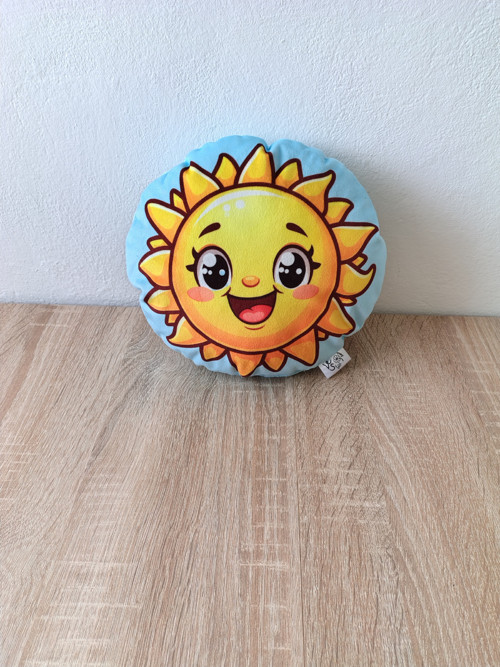 Sluníčko - 3D polštář — foto 2