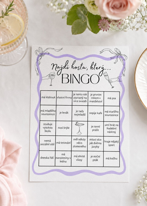 Svatební bingo - různé barvy PDF — foto 3