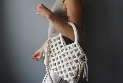 Macramé síťovka — foto 4