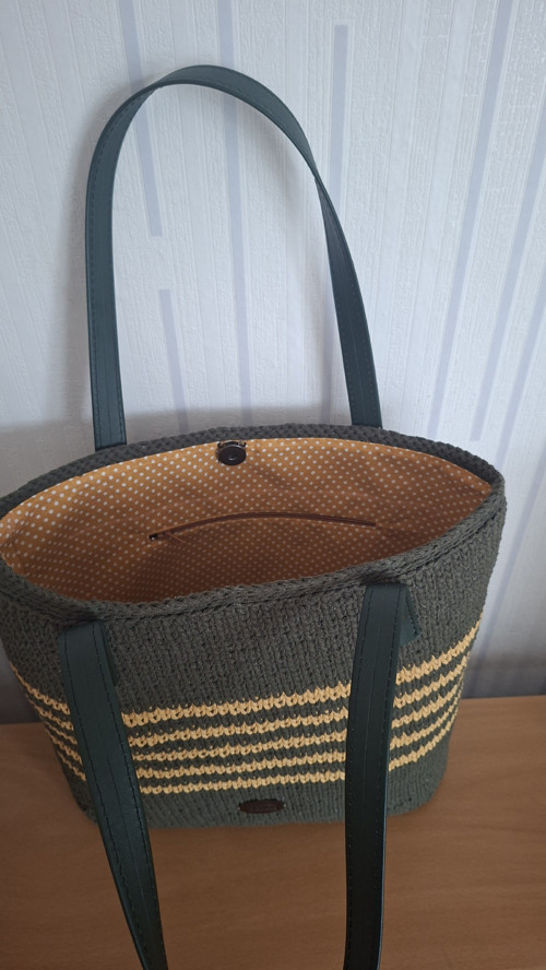 Kabelka KHAKI macrame — foto 5
