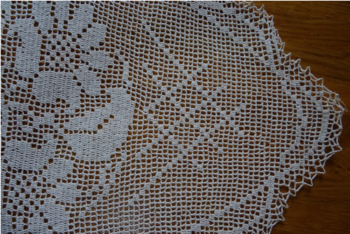 Oválná háčkovaná dečka (č.6) — foto 2