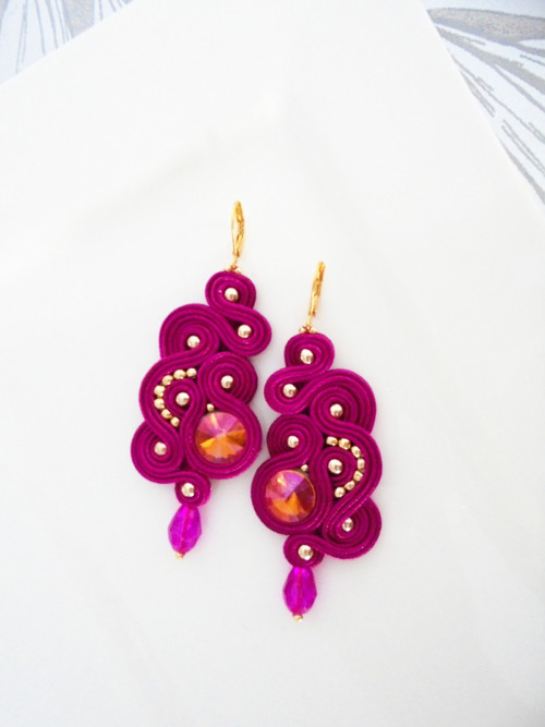 Soutache náušnice — foto 2