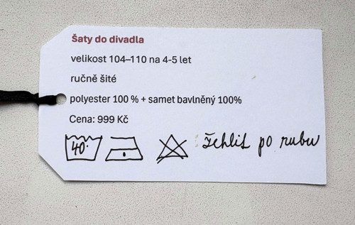 Šaty do divadla, vel. 104 až 110 — foto 3