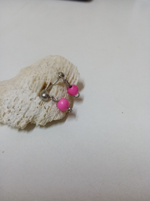 Růžové náušnice — foto 3