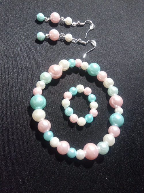 3-dílná sada šperků Pearl Glance — foto 4