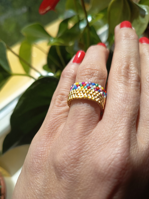Miyuki prstýnek - Golden Summer — foto 6