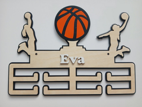 Věšák na medaile basketbal — foto 2