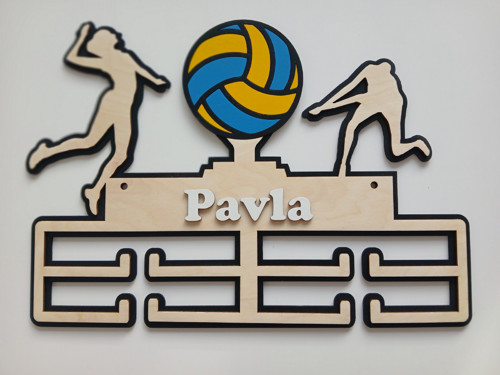 Věšák na medaile volejbal — foto 2
