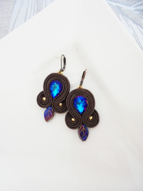 Soutache náušnice — foto 2