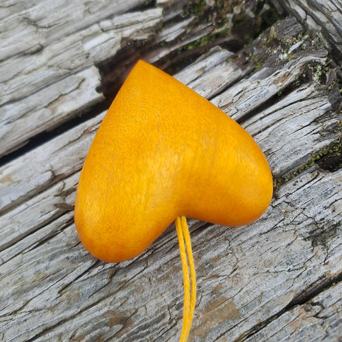 Přívěsek srdíčko žluté — foto 5