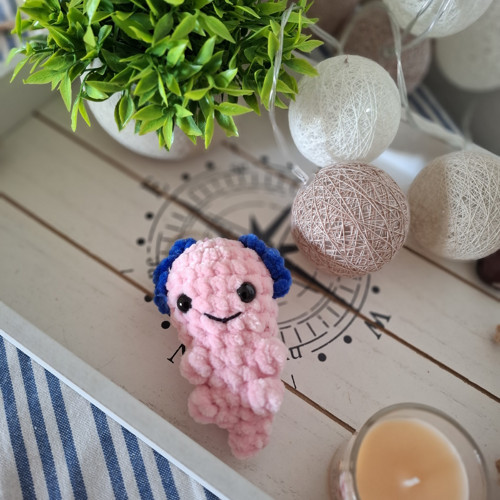 Háčkovaný axolotl — foto 2