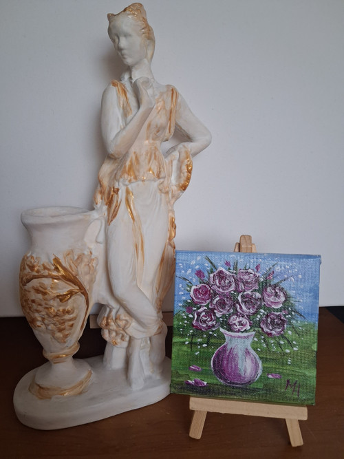 Malý kvetinkový obraz — foto 3