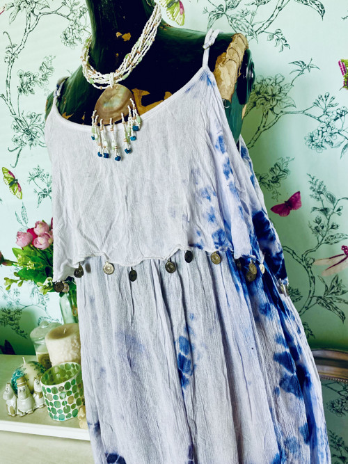 Boho batika šaty — foto 5