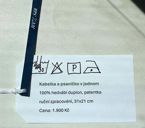 Kabelka a psaníčko v jednom — foto 4