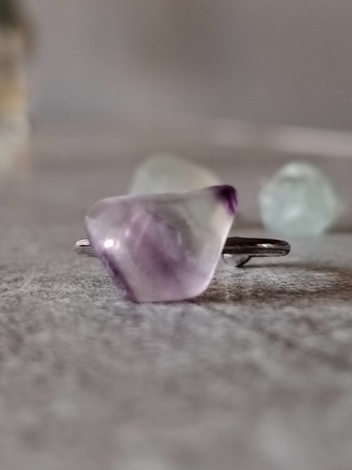 Prsten s fluoritem — foto 4