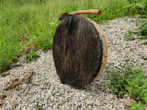 Šamanský Kančí buben 45cm - "Hřbet" — foto 2