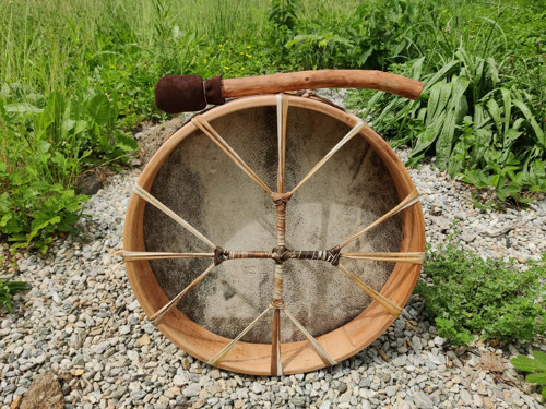 Šamanský Kančí buben 45cm - "Hřbet" — foto 3