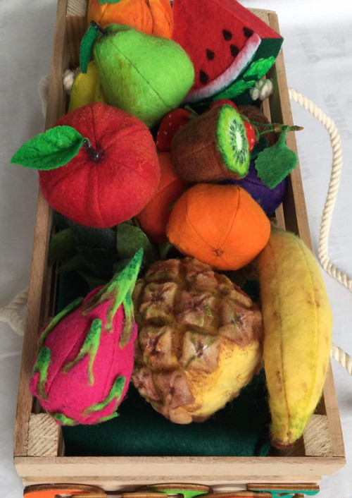 Hračka z filcu - ANANAS — foto 2