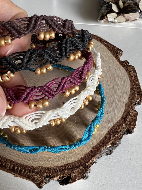 Boho nákotníček wine&gold — foto 2