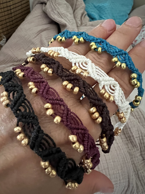 Boho nákotníček chocolate&gold — foto 2