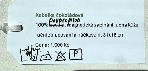 Kabelka čokoládová — foto 5