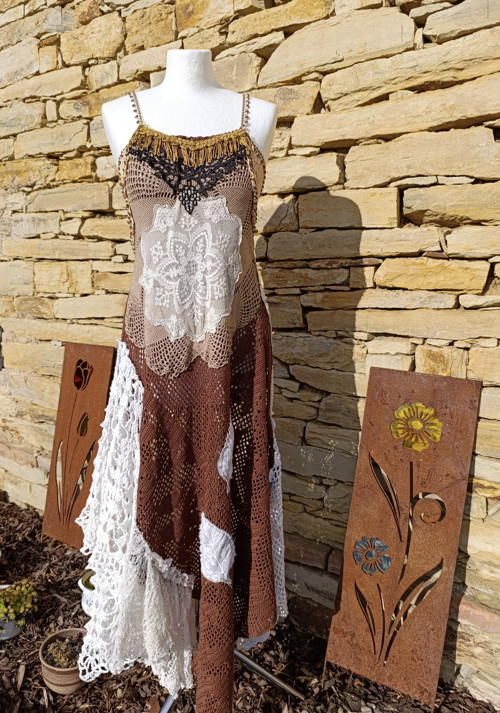 Krásné bohémské shabby chic šaty — foto 2