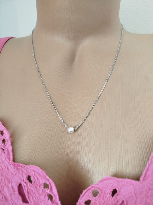 Řetízek 40cm, perla 6mm — foto 3