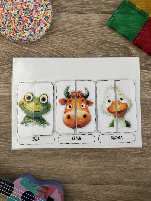 Pracovní list Mini Puzzle Farma — foto 2
