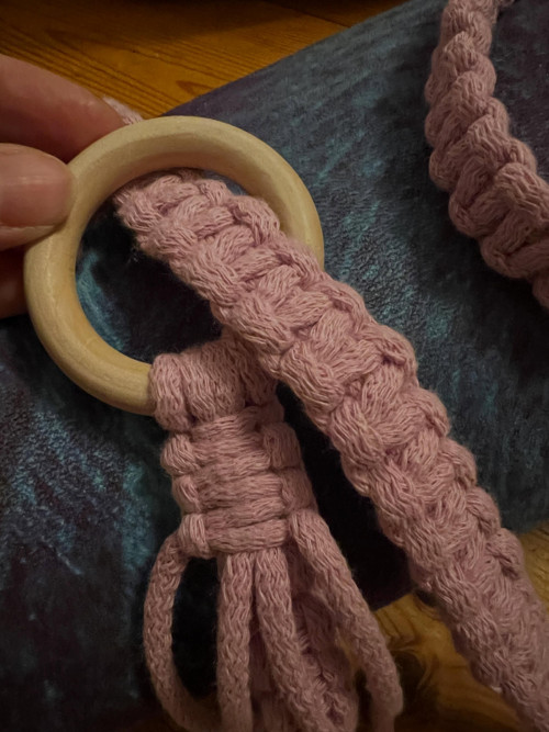 Macramé popruh na jógu / BASIC — foto 3