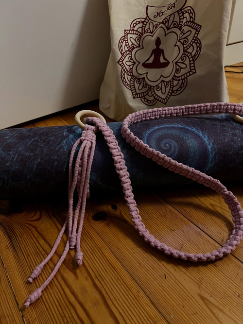 Macramé popruh na jógu / BASIC — foto 2