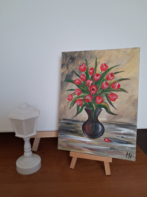 Obrázek - červené tulipány — foto 2