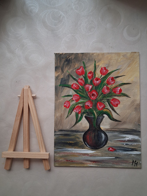 Obrázek - červené tulipány — foto 3