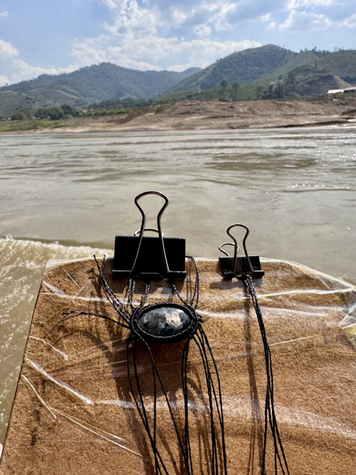 Larvikitový náramok - Mekong — foto 4