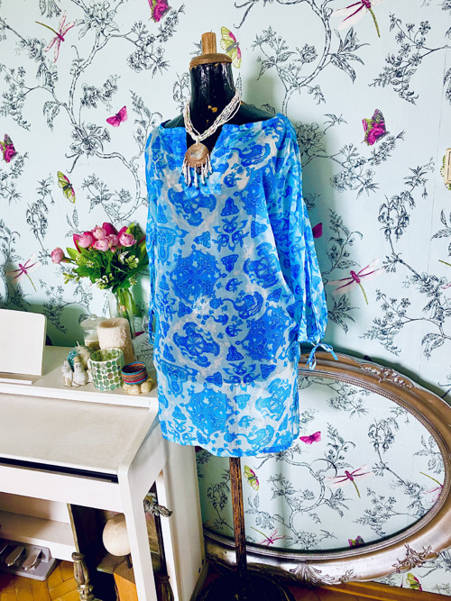 Halenka vintage, pavučinka — foto 6