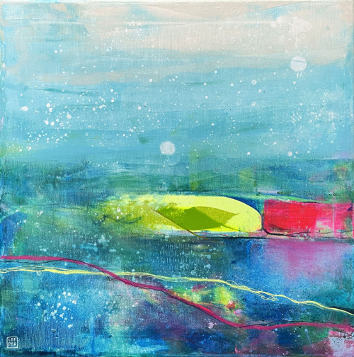 Stillness / originální obraz - 50x50cm — foto 2