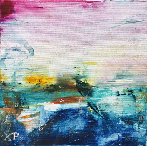 Mare latum / originální obraz - 30x30cm — foto 2