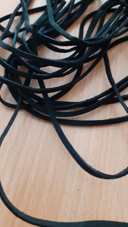 Řemínek 3mm imitace semiše — foto 2