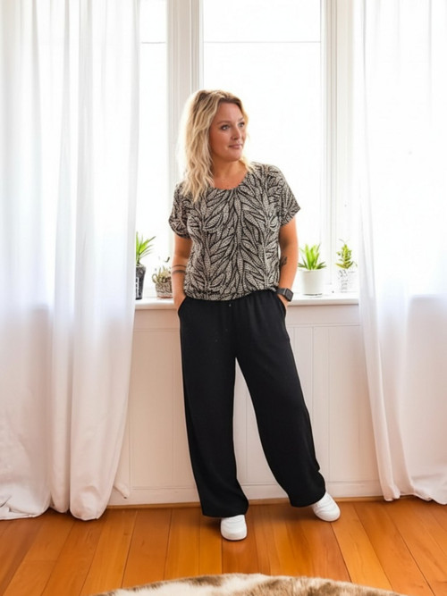 Dámské triko černobílé - více velikostí — foto 4