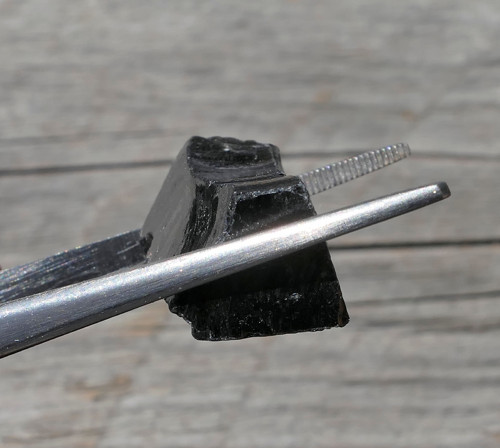 Surový obsidián stříbrný V4111 — foto 2