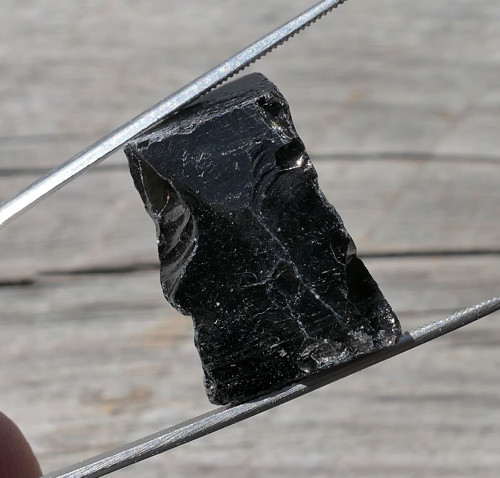 Surový obsidián stříbrný V4111 — foto 3