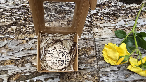 Keramický náhrdelník - květy — foto 2