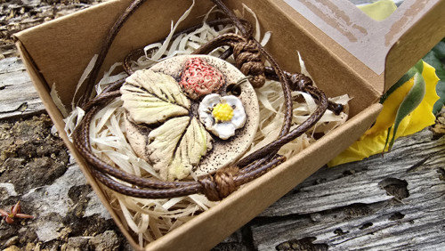 Keramický náhrdelník - jahody — foto 6