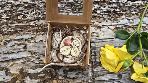 Keramický náhrdelník - jahody — foto 2