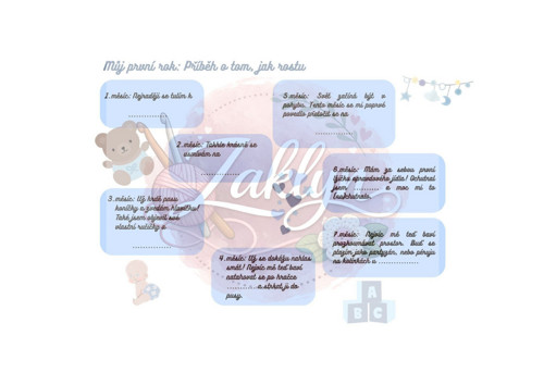 Milníkové karty PDF pro chlapečka — foto 2