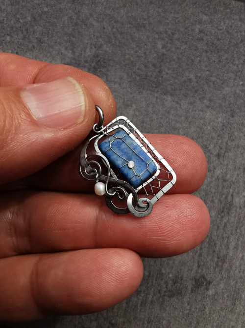 Lapis lazuli - závěs — foto 4