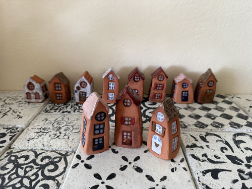 Keramické mini domečky — foto 3